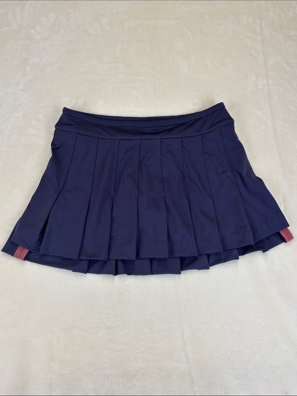 LUCKY IN LOVE Wavy Pleat Hi Low Tennis Pickleball Skort Purple Size Small
